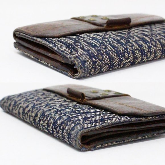 CHRISTIAN DIOR #36210 Monogram Canvas Saddle Wallet - Picture 5 of 6